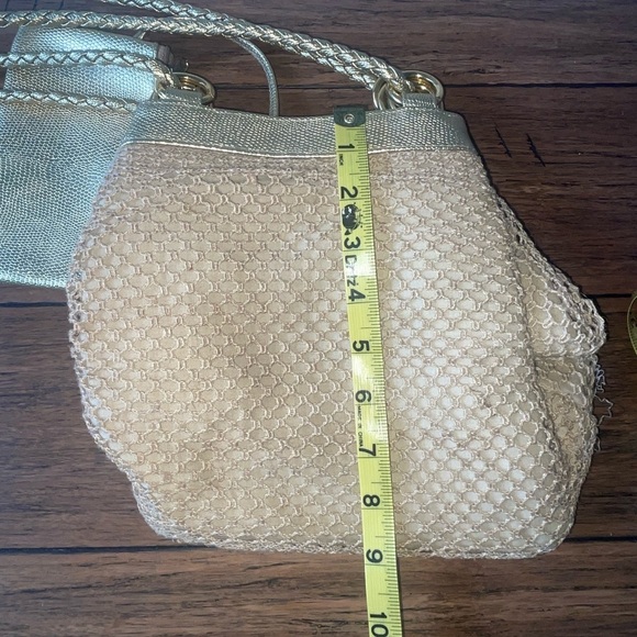 Gold✨woven bag summer bag basket bag raffia bag straw bag hobo bag vacation bag - Picture 9 of 12